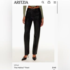 Aritzia Melina Pant - Black - Size 0
